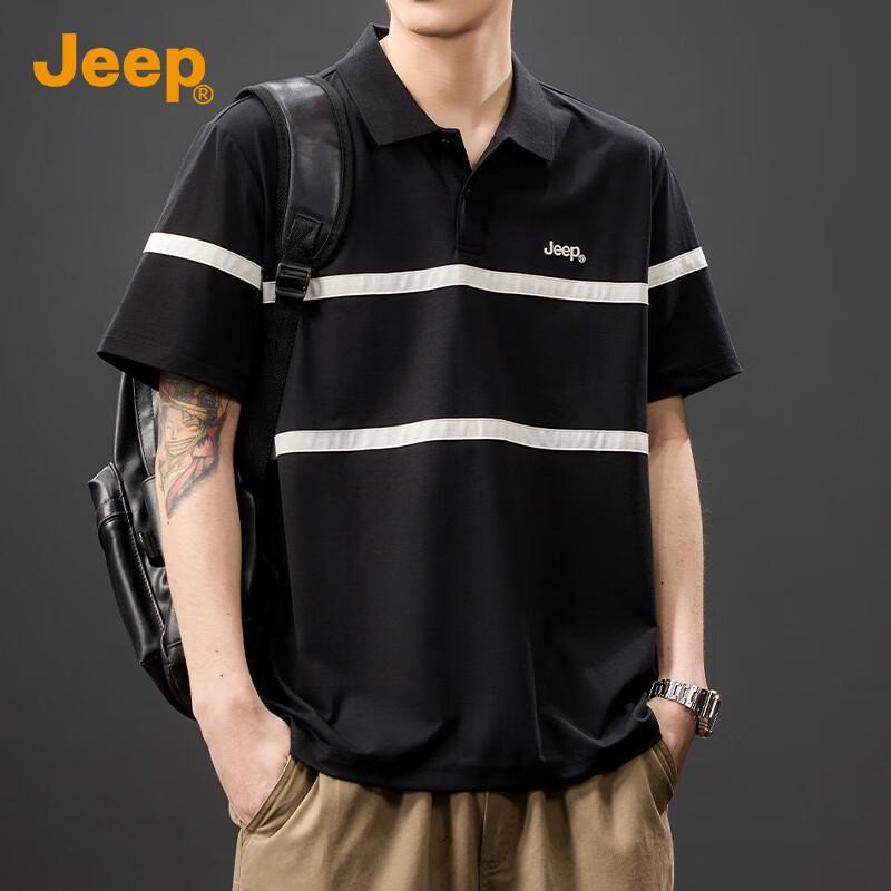 JEEP Men s Fashion Short Sleeve Polo Shirt 2XL
