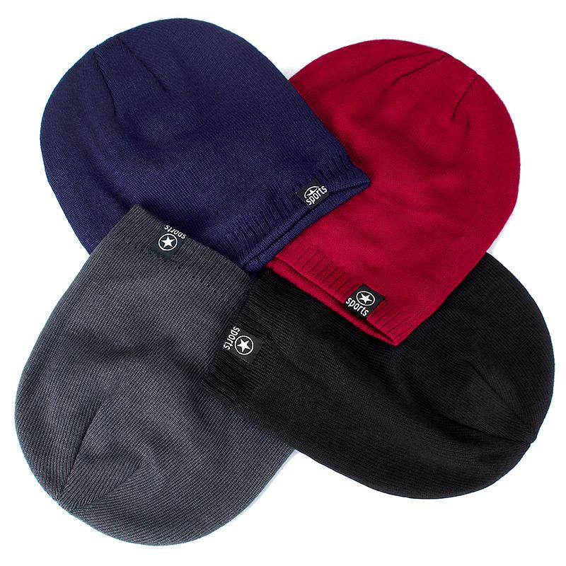 Hot Unisex Sports Beanie Hat High Quality Knitted Winter Hats For Men Women Casual Warm Hat Bonnet