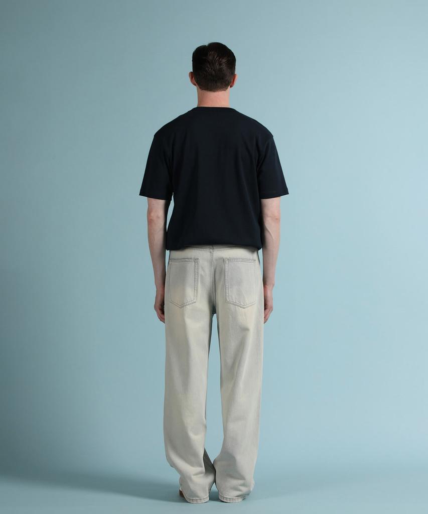 PANICALE Navy Logo Short Sleeve T-Shirt (Type A)