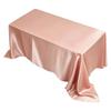 Satin Tablecloth and Table Runner, Polyester Table Cover for Wedding, Party, Christmas, Birthday, Hotel Decoration, 145305/57120