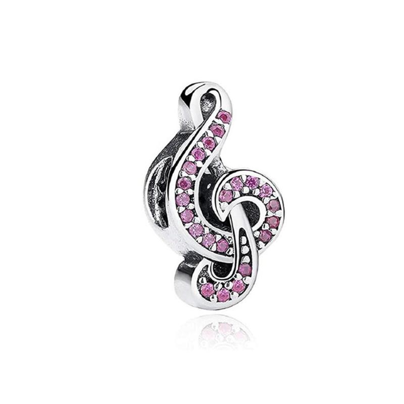 Neues Kupfer Lernmaterialien Laptop Gitarre Zeichenbrett Exquisite Charm-Perlen Passend für Original Armbänder DIY Damen Schmuck