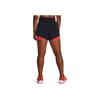 Under Armour Everywhere Color Block Elastic Waist Running Shorts Women Shorts Black 1379351-001