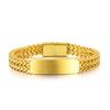 Men's Stainless Steel Gold Plated Geometric Trendy Party Gift Bracelet