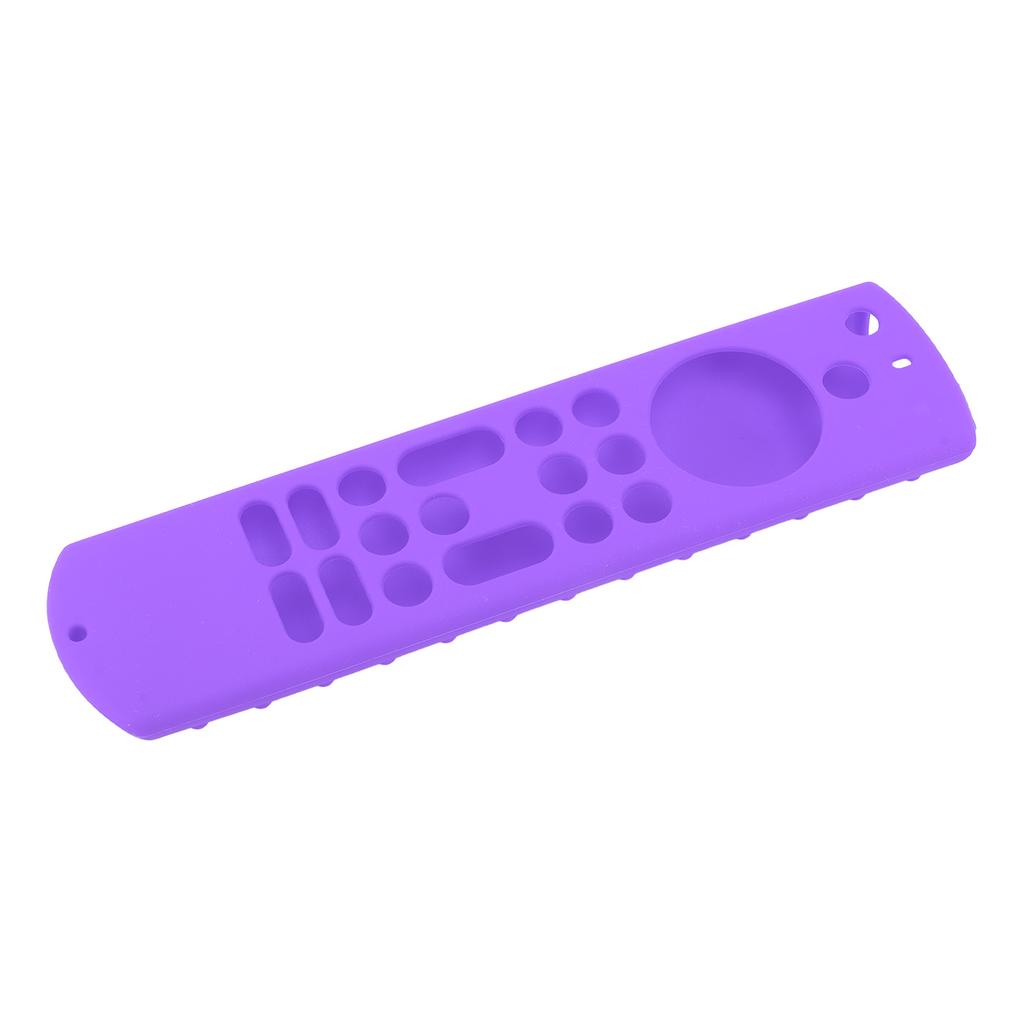 Fernbedienung Silikonhülle Weich Sicher Stoßfest Wasserdicht Präziser Ausschnitt Vollständig Umhüllende Fernbedienungsabdeckung für TV Lila