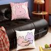 Cartoon AAsamimichan Cute Pillow Case Bedroom Sofa Living Room Backrest Decoration Square Cushion Nap Time