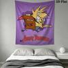 The Angry Beavers Wall Tapestry Aesthetic Wall Hanging Printed Fabric Blanket Decorative Tapestries for Bedroom Living Room Home Decor