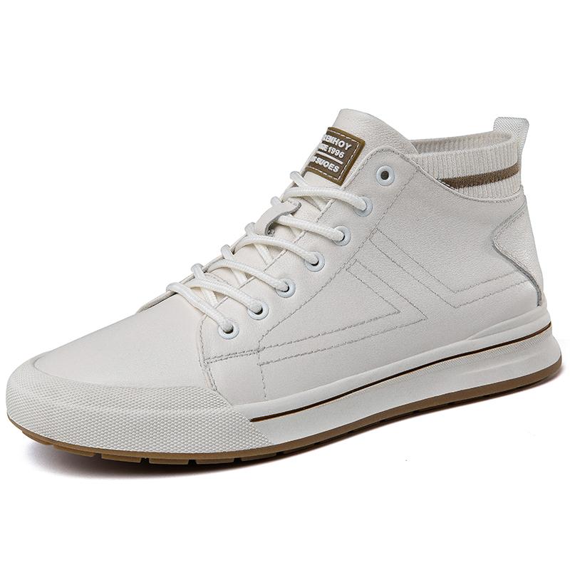 

Chunky Boots Men Elevator Booster Shoes Lift Height Increase Insoles 6cm Man Plus Size 37-44 37 бежевый