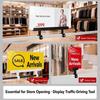 Portable Hard Plastic POP Sign Holder Adjustable C-Clamp Retail Poster Clip Price Display Stand Supermarket