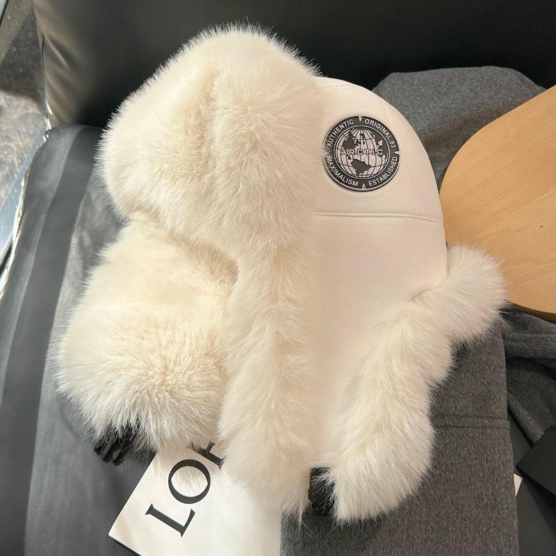 Mens Women Unisex Warm Trapper Aviator Trooper Earflap Winter Flaps Ski Hat New Bomber Hats Russian Ski Hat Faux Fur Hats