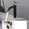 Black and Gold Basin Sink Faucet, Bath Faucets, Single Cold Water, Vanity Tap, Deck Mounted Washbasin Taps, Kitchen Faucets