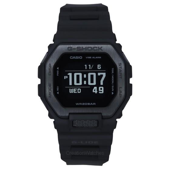 Refurbished Casio G-Shock G-Lide Digital Smartphone Link Resin Strap Quartz GBX-100NS-1 200M Men s Watch чёрный