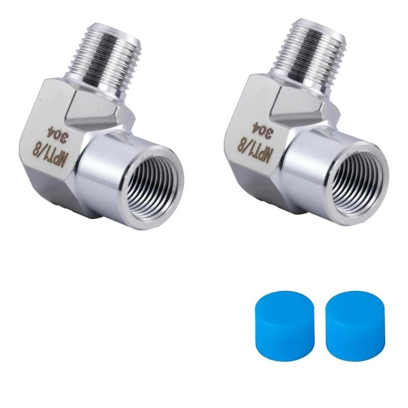 

Upgrades 90 Degree Elbow Pipe Fitting Corrosion Resistant Steel Elbow Fitting For Sensor Extenders & Pressure Washers