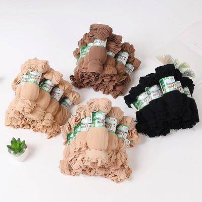 Chaussettes en soie ultra-fines et respirantes pour femmes - Chaussettes courtes en soie cristal pour le printemps/l'été