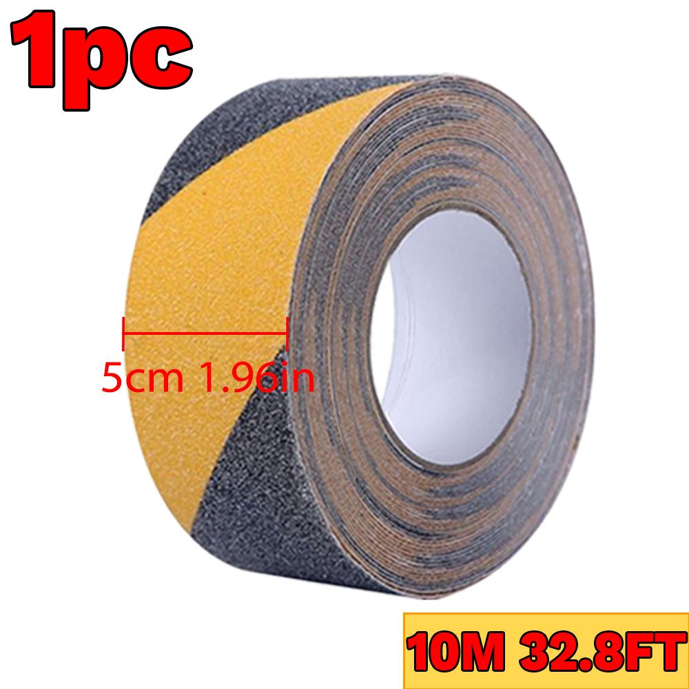 

Предупредительная противоскользящая лента Высокая вязкость прочная без следов безопасная маркировка плитки противоскользящая матовая паста для наружного пола лестниц 50mmx10M