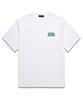 JOHNNY CARSON Classic Graffiti Logo Short Sleeve T-Shirt (Jcss102) White/Green (Type B)
