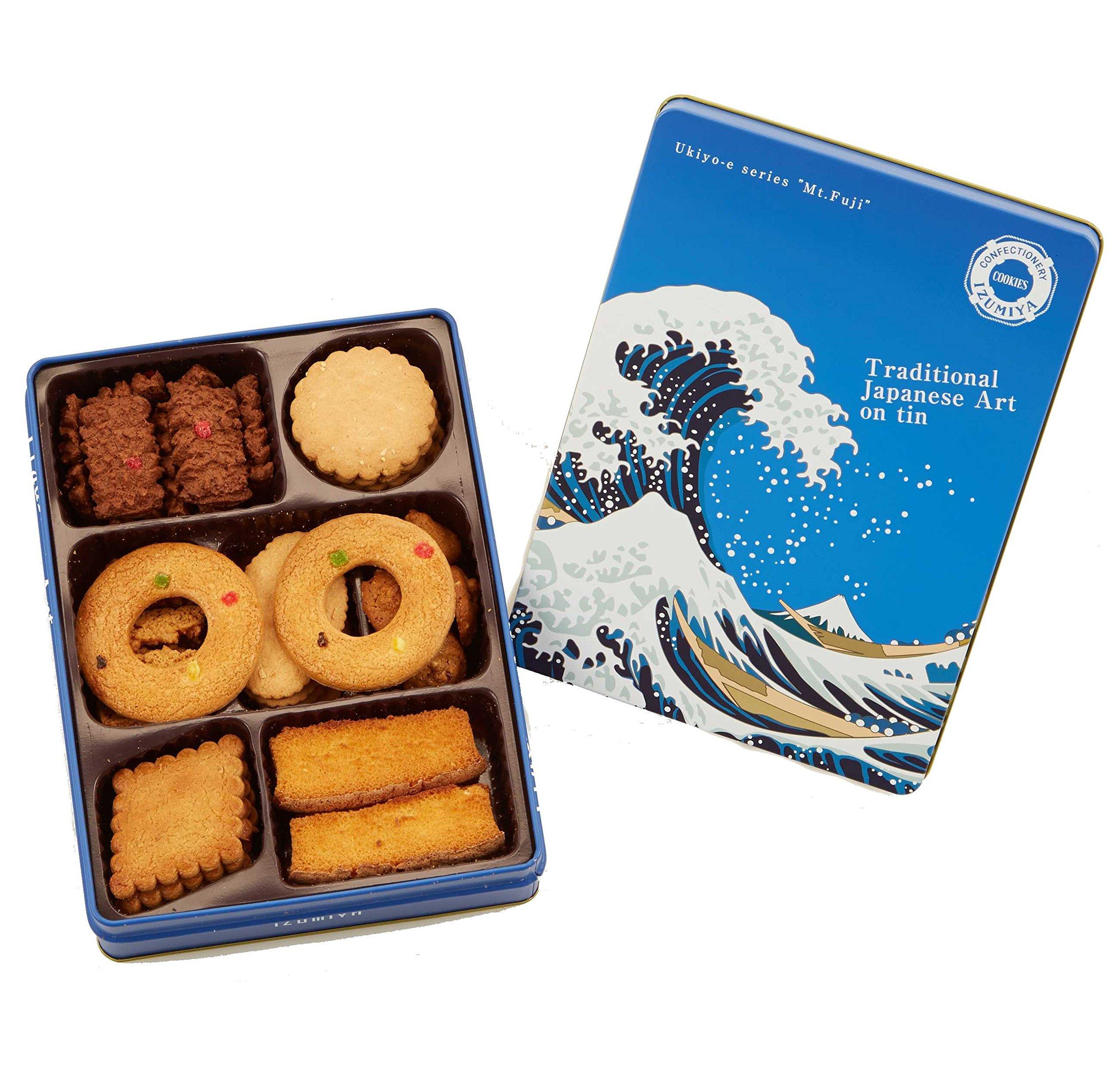 

Izumiya Cookie Tin Series Fuji 1 pc Ukiyo-e (Mount (Hokusai)) (x 1)