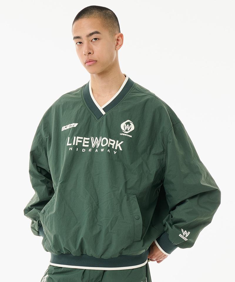 Свитшот Life Work Numbering One-Mile Green/L