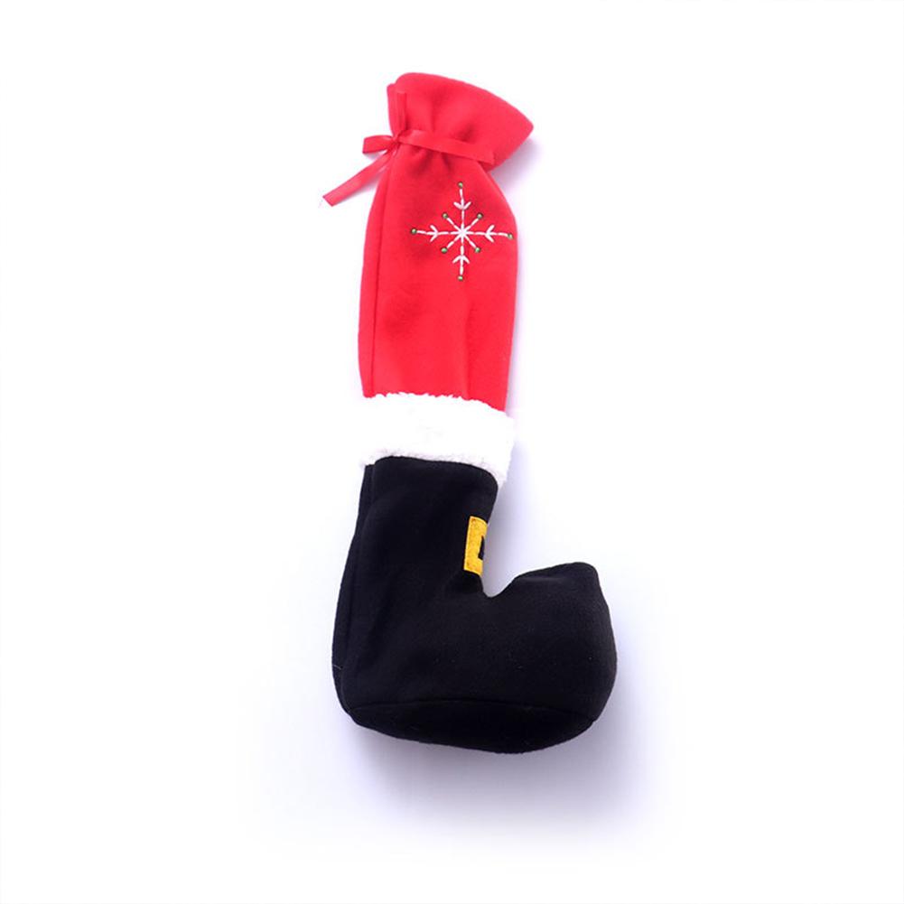 

Christmas Chair Leg Covers Santa Table Feet Legs Socks Cover For Xmas Party Dinner Decorations as picture show#0