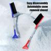 Deicing Wiper Brush with Anti-Fatigue Foam Handles Double-Headed Design Adjustable Length Snow Brush
