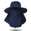 Men's Summer Fishing Bucket Hat with UV Protection and Face Covering for Outdoor Hiking
