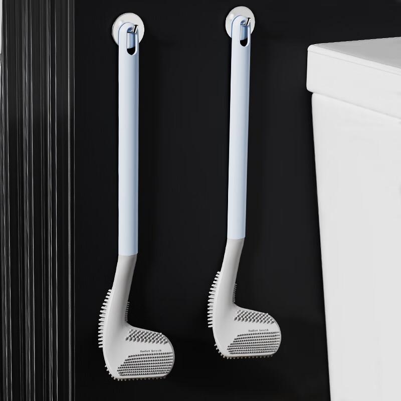 BaiJiaHaoShi Golf Style Silicone Toilet Cleaning Brush