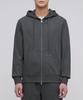 Hooded Sweat Zip-Up [Charcoal Gray]