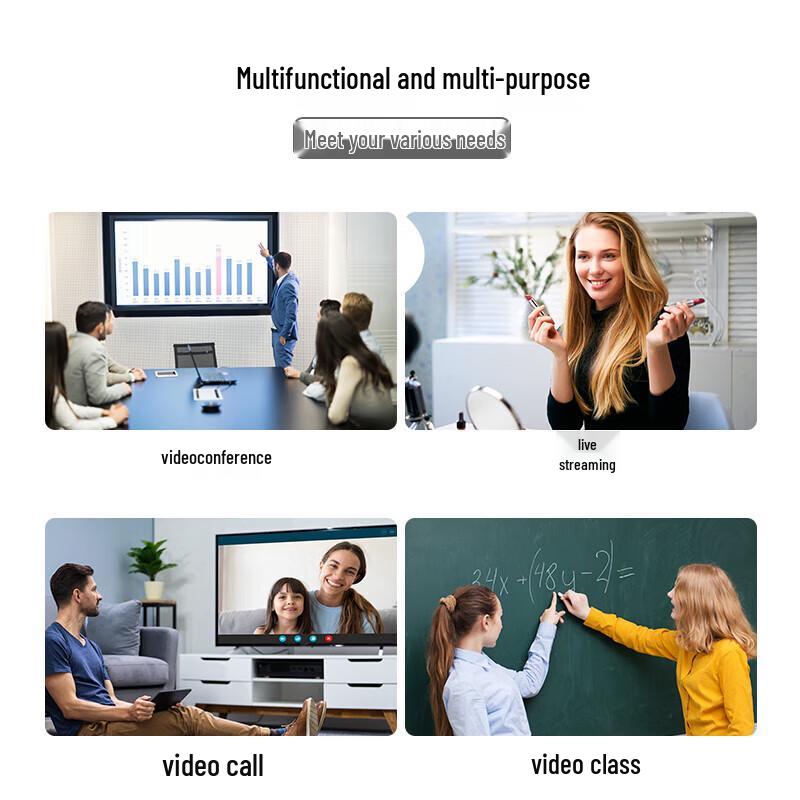 Aoni 2K HD USB Webcam for Live Streaming and Video Conferencing