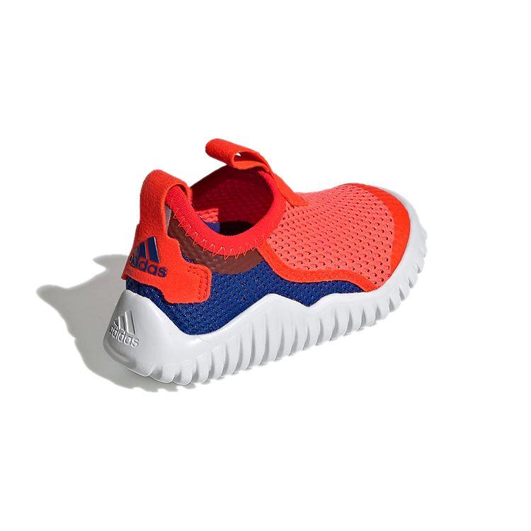 Adidas Rapida Comfortable Slip-On Breathable Low-Top Walking Shoes Baby Shoes Red Blue FZ3947