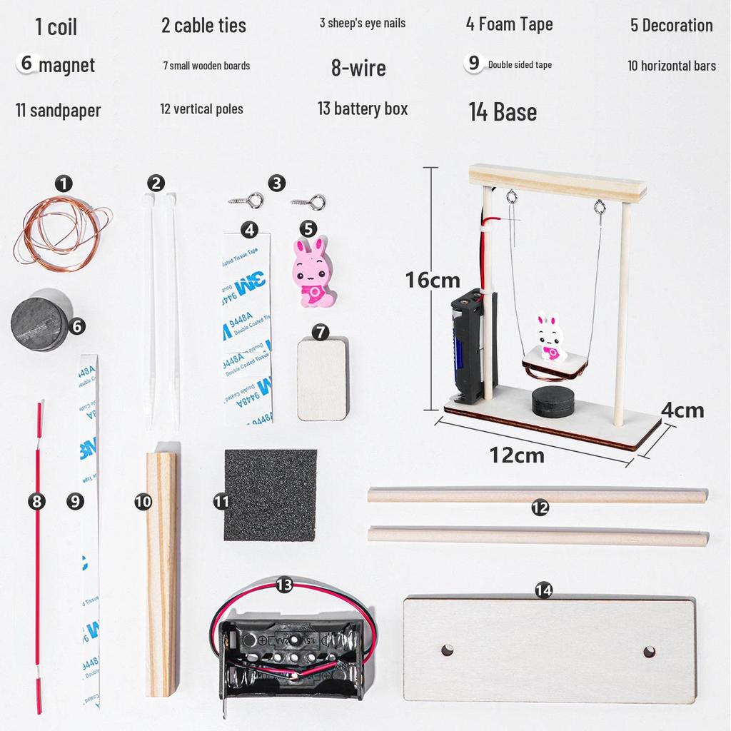 DIY Electromagnetic Pendulum: Handmade Physics Experiment & Teaching Aid