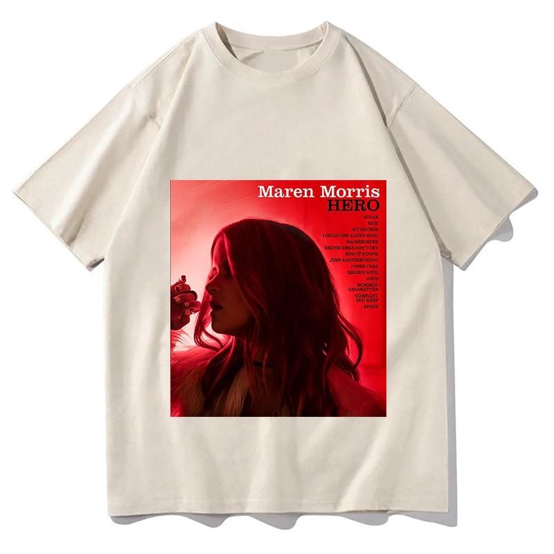 Maren Morris HERO Second Wind Cotton Tee Men Streetwear Short Sleeve T-Shirt Casual Fit