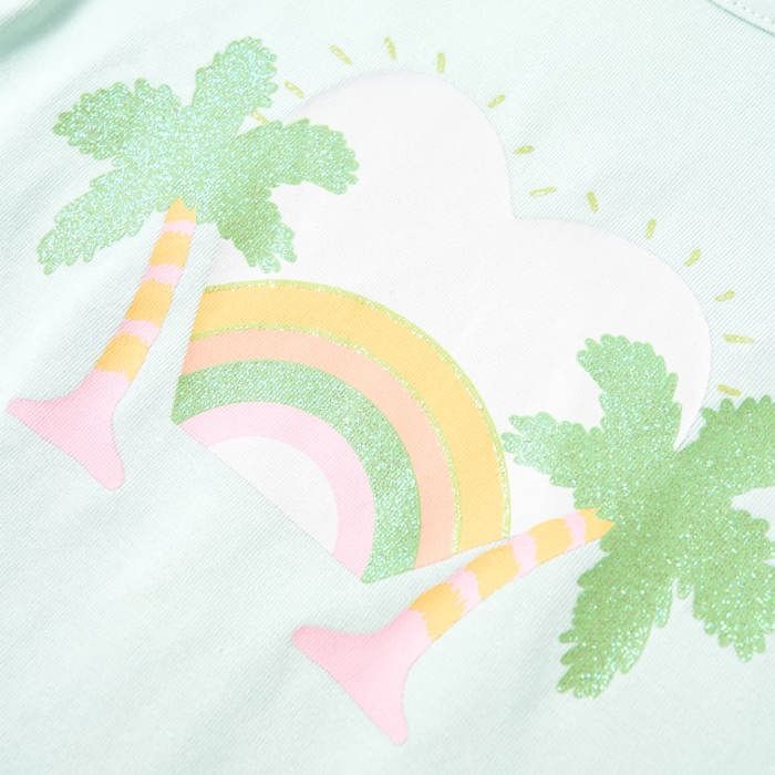 T-shirt pour enfants menthe clair 92/104/116/128/140