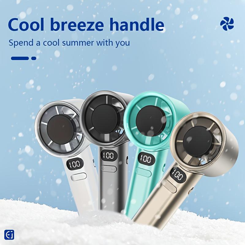 Handheld mini fan, powerful 400mAh wind speed, convenient USB charging, suitable for travel, outdoor activities, and summer