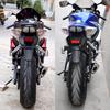 For Suzuki GSXR600 GSXR750 GSXR 600 750 2006 2007 K6 Chrome Rear Tail Light Brake Turn Signals Integrated Light Motorcycle Light