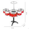 Kind Jazz Drum Set Mini Pädagogisches Musik Aufklärung Spielset Instrument Tragbare