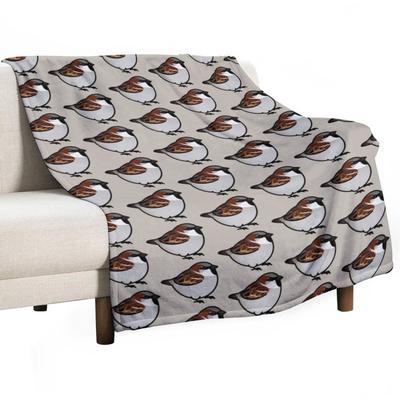 Chubby House Sparrow Throw Blanket Polar Bed Fashionable Sofa Luxury Thicken Blankets