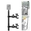 PULUZ Bike Camera Mount 150cm Extended Selfie Stick with Quick Release and Two Sturdy Double Clamps for Stable Compatible with Action Ace GoPro HERO12