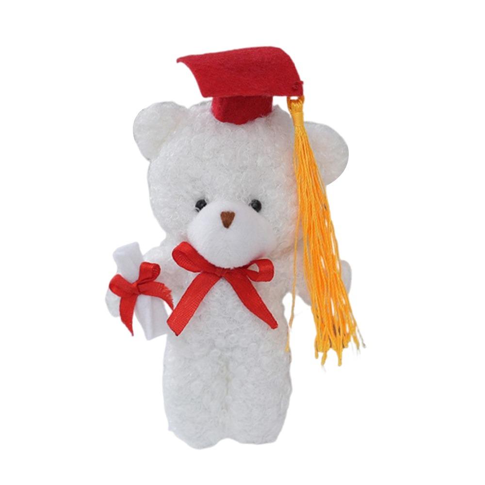 14cm Cute Doctor Bear Plush Toy Soft Graduation Bear Doll Creative Graduation Gift  Graduation 1