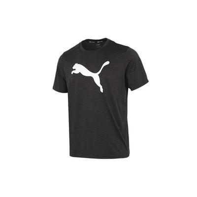 Running Training Fitness Casual Round Neck Short Sleeve T-Shirt Men Tops Black 520139-07