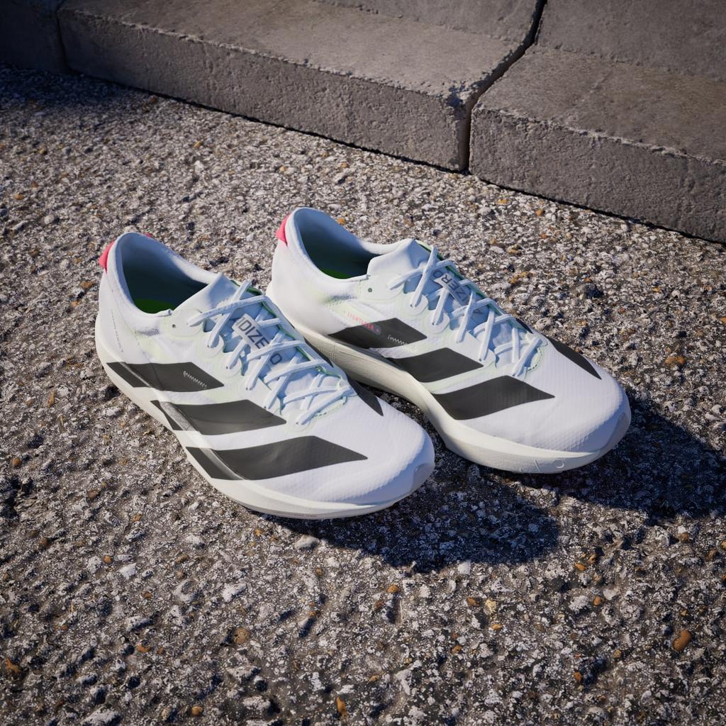 adidas Adizero Japan 9 Running IF9419 Men's Performance Sports Shoes Cloud White / Core Black / Silver Metallic