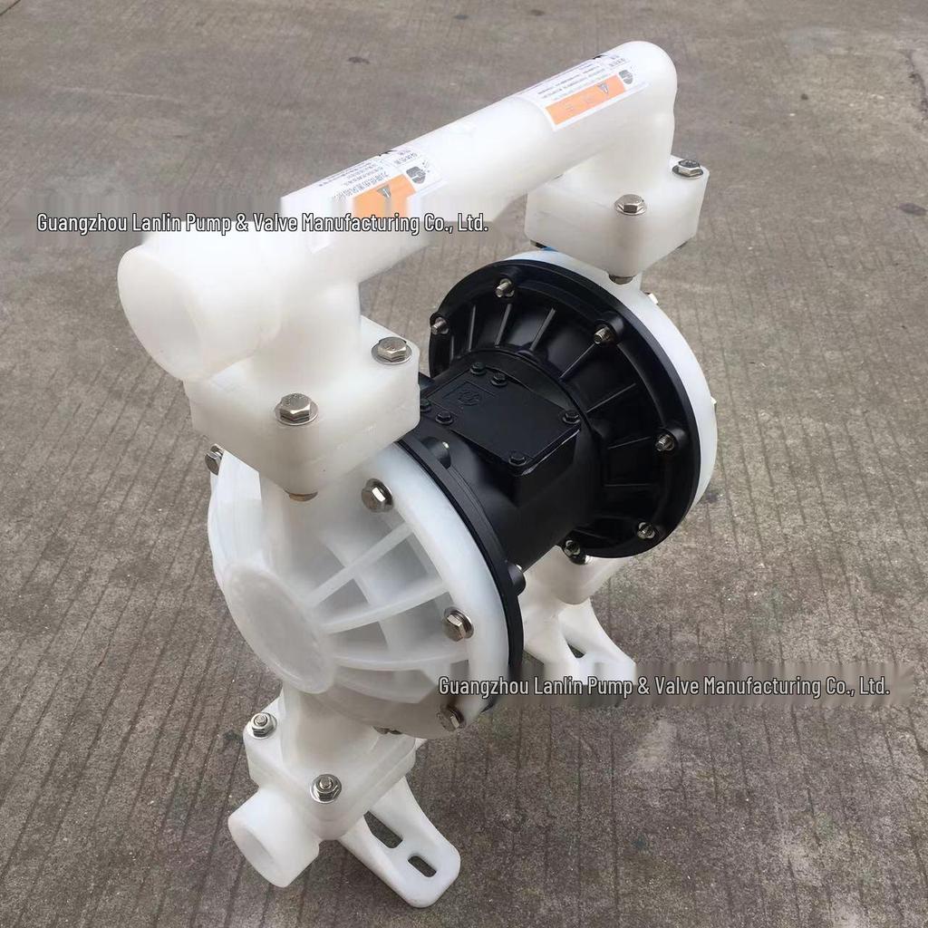 Pneumatic QBK-40PP Acid-Base Resistant Plastic Diaphragm Pump for Corrosive Liquid Filtration