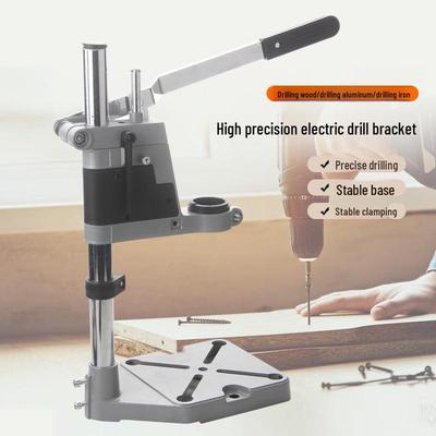 Soporte Base para Taladro Eléctrico para Taladros de Mano y de Banco - Ideal para Microperforación en Pequeños Proyectos Domésticos.