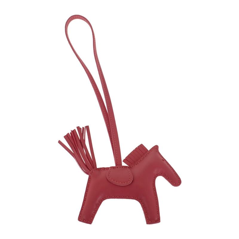 HERMES   Taschenanhänger Rose azare Damen