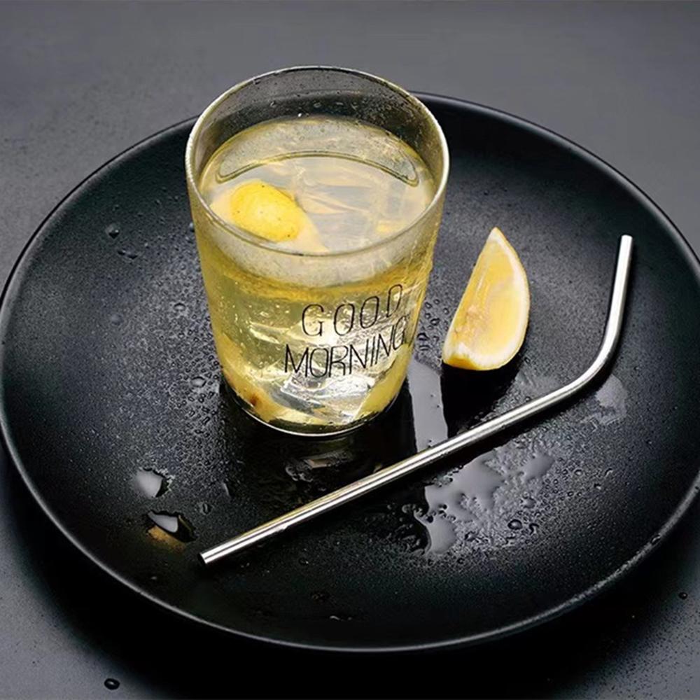 Set di 9 Cannucce Riutilizzabili Cannucce Metalliche Cannucce in Acciaio Inossidabile 304 per Caffè Latte Bar Accessorio Festa Cannuccia da Cocktail