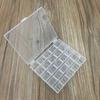 25Pcs/Set Sewing Machine Spool Box 25 Slot Transparent Plastic Storage Box, Suitable for Household Sewing Accessories