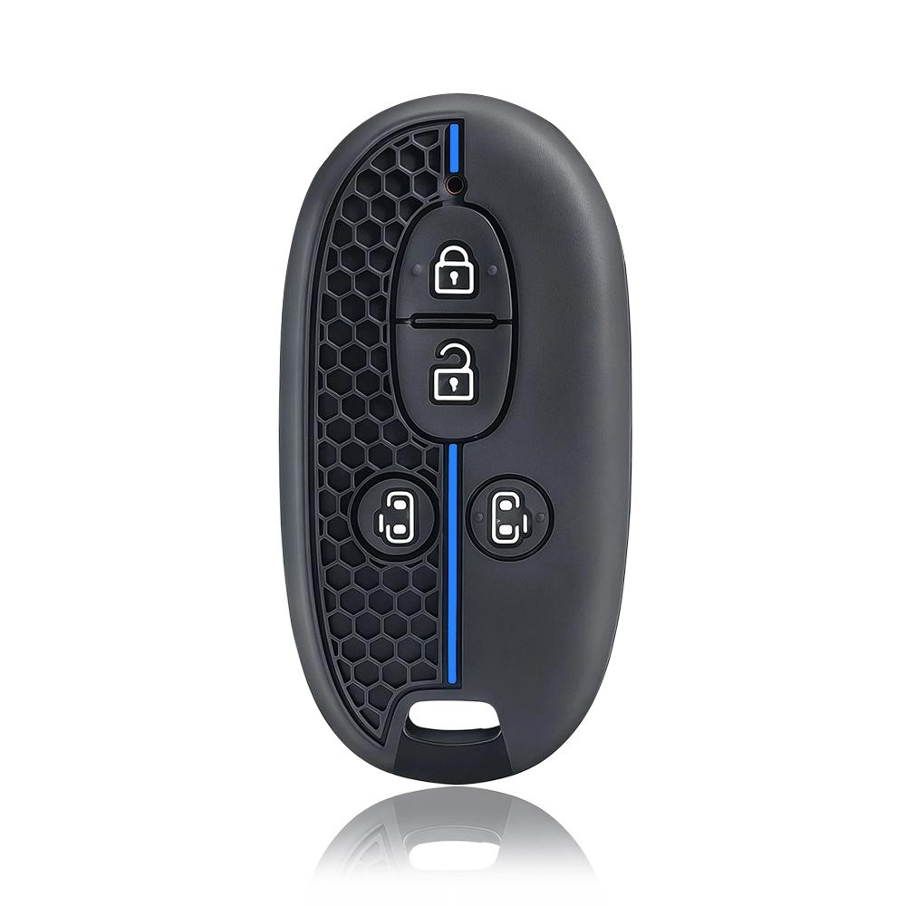 Silicone 4 Buttons Car Key Case Cover Shell Fob For Suzuki Palette Solio Mr Wagon Hustler Alto Lapin Every Spacia Protector