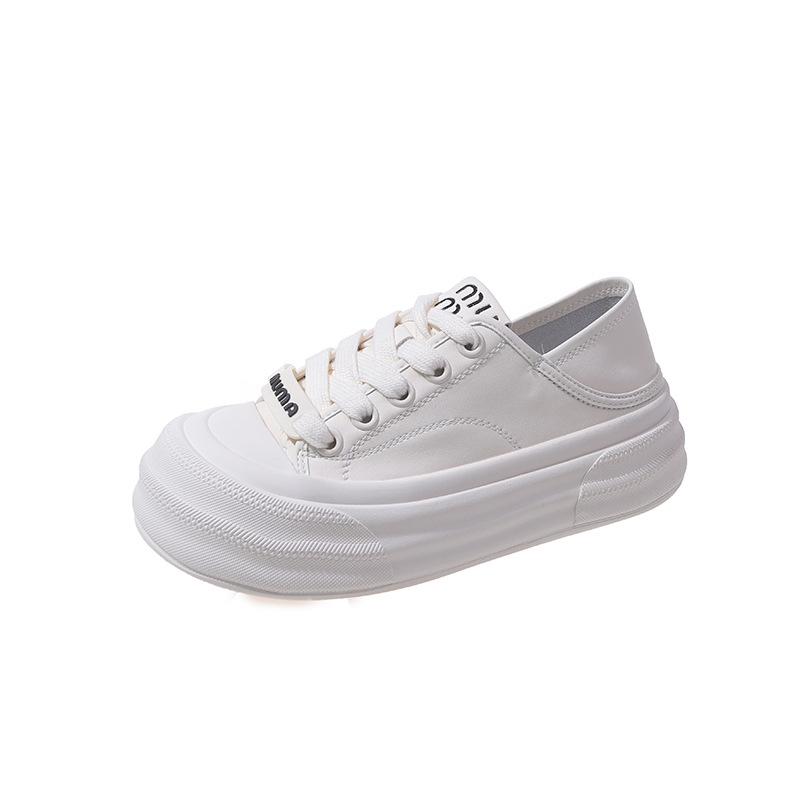 

The new model is popular today, and the thick sole of the small white shoes for women s spring and autumn new big-headed bread shoes has increased. 40