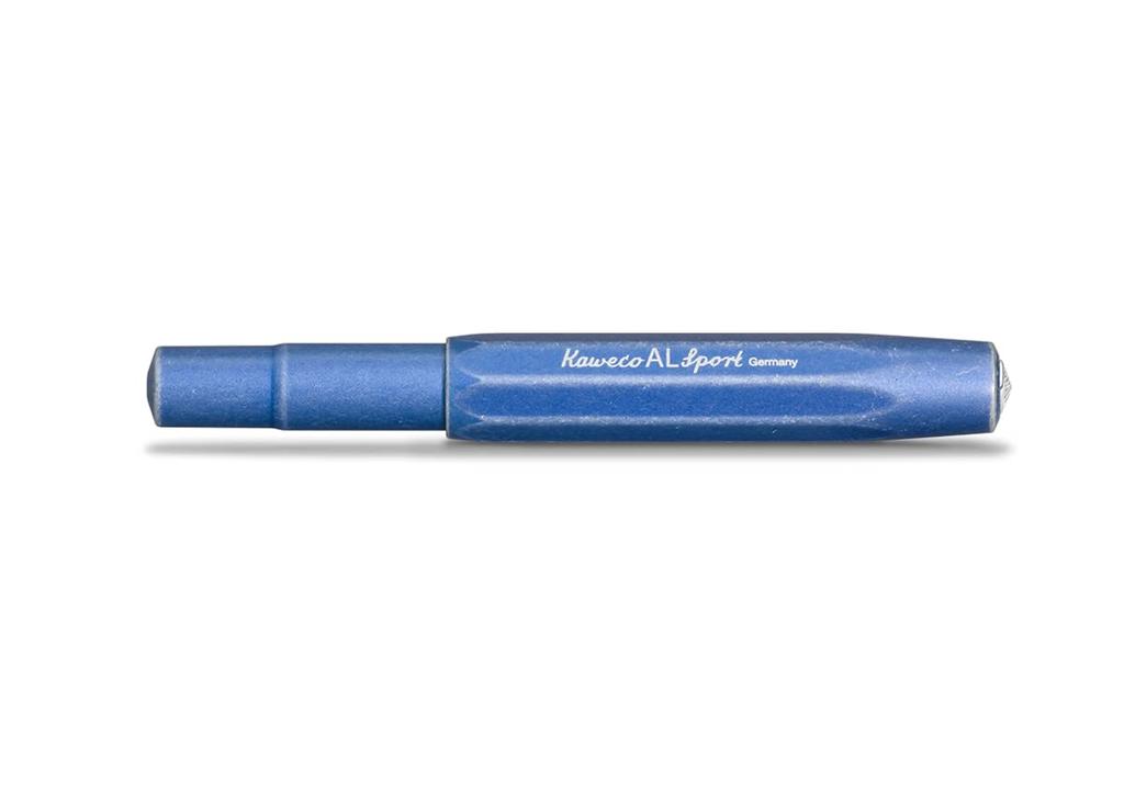 Kaweco Ballpoint Al Sport Stonewash Officially Imported Water-Based Pen, Blue, ALRB-SL,