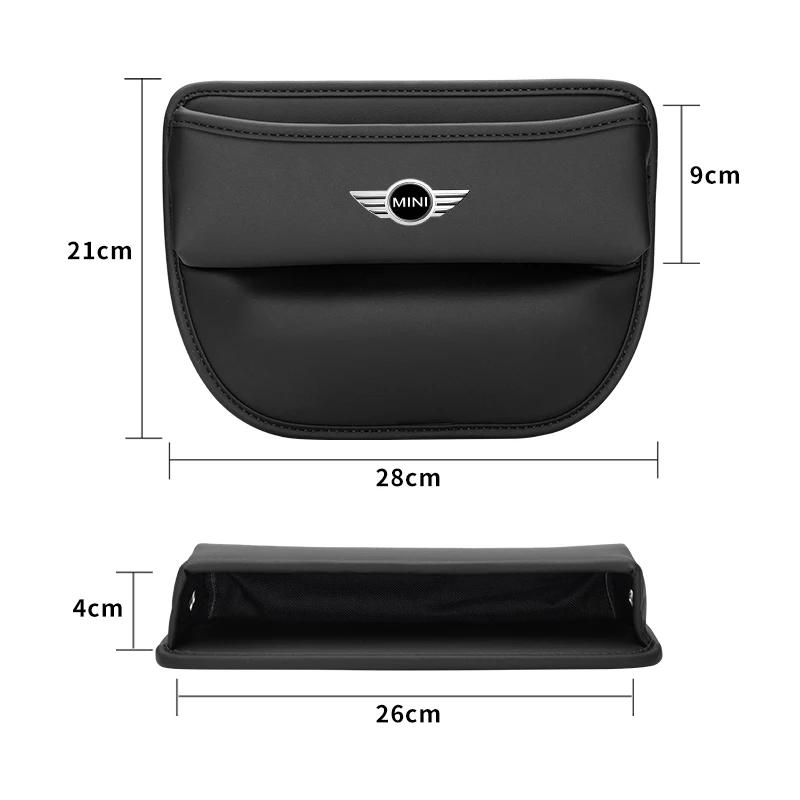 Car Seat Gap Organizer Storage Box Pocket Multifunction CarInterior Accessories For BMW Mini Cooper One R50 R53 R56 R60 F55 F56