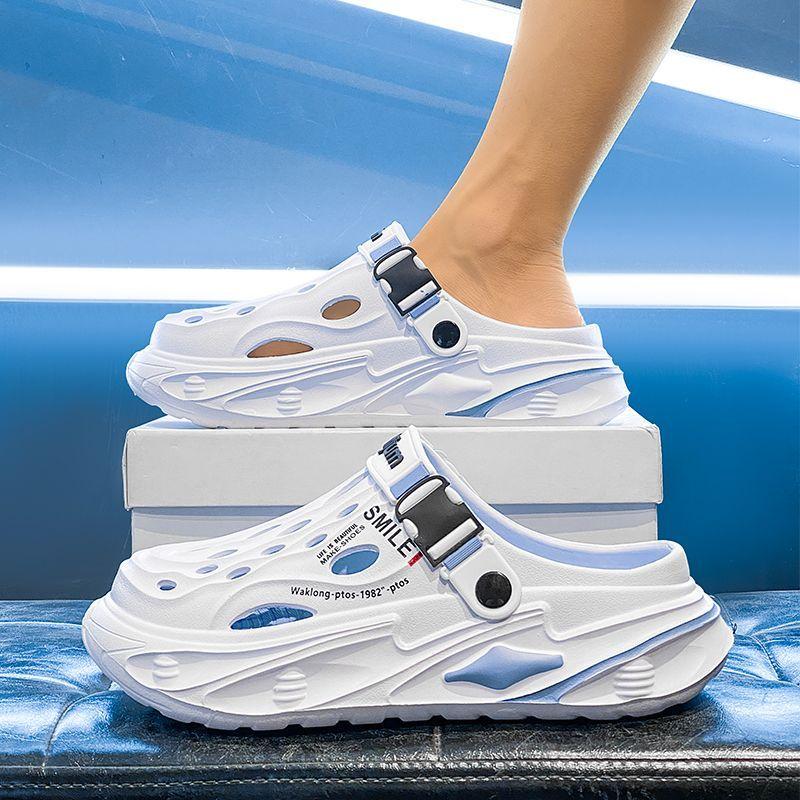 Fashion Men's Outdoor Sandals Slippers Beach Comfortable Clogs Soft Slides New Men Casual Shoes Garden Shoes Male Beach Slippers