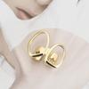 1 Stück Goldfarbener Alltagstauglicher Zahnschmuck Dental Grillz Hip Hop Hohles Herz Zahn Grillz Für Frauen